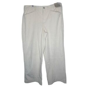 Madewell Emmett 2.0 Wide Leg Pants Petite 31 US 10 NN254 Cream Ivory